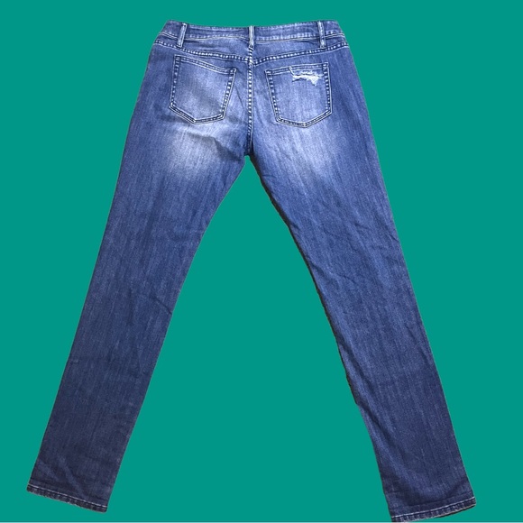 NWOT⭐️👖The Kooples low rise distressed skinny jeans. Size 26 (30” waist) - Picture 4 of 9